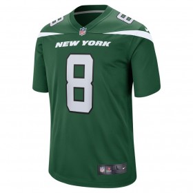 Camiseta Hombre New York Jets Elijah Moore 8 Nike Verde 2021 NFL Draft